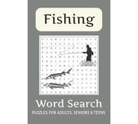 Fishing Word Search Puzzle Book: Word Searches with Easy to Read Print about Fishes, Fishing, Spearfishing and more | 6x9 inches, 110 pages | 50+ Puzzles … Gift for Vacations, Holidays and Free Times