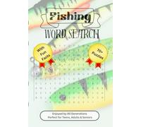 Fishing Word Search Puzzle Book: Word Searches with Easy to Read Print about Fishing and More I 6x9 inches, 110 pages I 70+ Puzzles… Gift for Vacation, Holidays and Free Times