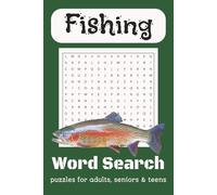 Fishing Word Search Puzzle Book: Word searches with easy to read print about fishing, boating, outdoors, and more | 6 x 9 inches, 110 pages | 50+ ... Gift for vacations, holidays and free times.