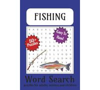 Fishing Word Search Puzzle Book: Word Searches with Easy to Read Print about Fishing, Fisherman, Saltwater, Freshwater and more | 6x9 inches, 110 ... Gift for Holidays, Vacations and Free Time
