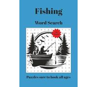 Fishing Word Search Puzzle Book: Word Searches with Easy to Read Print about fishing, fishermen, bass fishing and More | 6x9 inches, 110 pages | 50+ ... Gift for Vacations, Holidays and Free Time