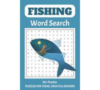 Fishing Word Search Puzzle Book: Word Searches with Easy to Read Print about Fishing, Fishing Gear, Ocean and More | 6x9 inches, 110 pages | 50+ Puzzles... Gifts for Vacations, Holidays and Free Times