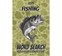 fishing word search puzzle book: Word Searches with Easy to Read print about Fishing, Fishing Lures, Fish Types and More | 6x9 inches, 110 pages | 50+ ... Gift for Vacations, Holidays and Free Times