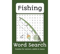 Fishing Word Search Puzzle Book: Word Searches with Easy to Read Print about Fishing, Fishing poles, Types of Fish and More | 6x9 Inches, 110 Pages | ... Gift for Vacations, Holidays and Free Times