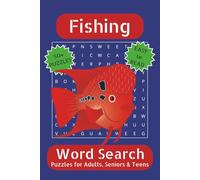 Fishing Word Search Puzzle Book: Word Searches with Easy to Read Print about Fishing, Oceans, Fishes and More | 6x9 inches, 110 pages | 50+ Puzzles ... Gift for Vacations, Holidays and Free Times
