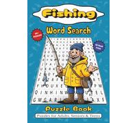 Fishing Word Search Puzzle Book: Word Searches with Easy to Read Print about Fishing, Relaxation, Adventure, and More | 6x9 inches, 110 pages | 50+ ... Gift for Vacations, Holidays, and Free Times