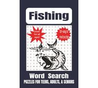Fishing Word Search Puzzle Book: Word Searches with easy to Read Print and learn about Fishing, Fishing Bait, Fishing Hooks, and More | 6x9 inches, ... Gift for Vacations, Hunting and Leisure time