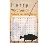 Fishing Word Search Puzzle for Kids, Adults, & Seniors: Word Search with Easy to Read Print about Fishing, Fish, and More| 6x9 inches, 110 pages|50+ puzzles....Gift for vacations and Free Time