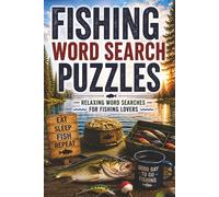 Fishing Word Search Puzzles: 60 Relaxing Word Search Puzzles for Adults & Seniors with Fishing, Lake & River Themes - Serene Brain Games, Gifts for Anglers and Outdoor Lovers