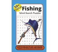 fishing word search puzzles: word search puzzles with easy to read print about fishing, outdoors, camping and more | 110 pages | 50+ puzzles...gift for vacation, holidays and birthdays