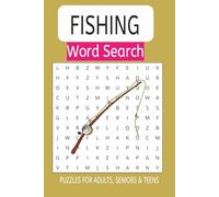 Fishing Word Search: Word Searches with Easy-to-Read Print about Fishing, Relaxing Brain Games and More | 6x9 Inches, 110 Pages | 50+ Puzzles - ... for Anglers, Campers, and Outdoor Enthusiasts