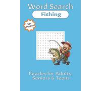 Fishing Word Search: Word Searches with Easy to Read Print about Fishing, The Outdoors, and More | 6x9 inches, 110 pages, 55 Puzzles | Gifts for ... | Great for Holidays, Free Time, & More!
