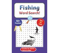 Fishing Words Search Puzzle Book: Fishing Word searches with Easy-to-Read print about Everything Fishing, Fishing species, fishing equipment! | 6x9 ... & Kids who love fishing, holidays & Free time