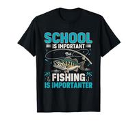 Fishing Youth Boys Fish Lover Teen Boys Fishing Camiseta