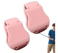Fishings Rod Tie Holder, Pole Keeper Clips, Adorable Lakes Fishing Equipment, Fixed Tackle Strap Organizer, Fishing Accessories for Men Beach Lake Trip, 10x10x3 inches