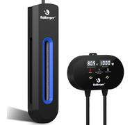 fishkeeper Calentador de acuario sumergible de 500 W/800 W/1000 W | Calentador de pecera con controlador LED digital, protección contra sobrecalentamiento y seguridad de apagado de agua