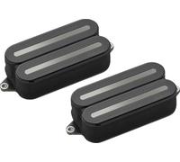 FISHMAN - PRF-MO6-SBB - Set de pastillas Fluence Open Core Modern Humbucker Negro, raíles Negro níquel 6 cuerdas
