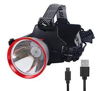 FISHNU Linterna frontal inteligente recargable, proyector LED Lumius-T20, linterna frontal con copa de lámpara de aleación de aluminio de aviación (11 vatios)