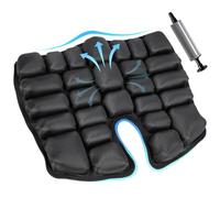 FISHOAKY Cojines de Asiento Inflable, Cojín de Asiento antiescaras Inflado por soplado para Camping, Senderismo, Pesca, canotaje, Estadio, conciertos, Playa, Oficina