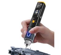 FISHOAKY Inalámbrica Cortador Ultrasónico de Mano, Cortador de cuchillos ultrasónico de mano con 50 cuchillas, 40 Khz Cortadora Ultrasónica para Plástico, Resina, Madera, Pcb y Fibra de Carbono