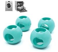 FISHTEC Bola magnética antical - Juego de 4 (2 lavavajillas + 2 Lavadora/Lavadora) - Bolas Verdes magnetizadas - Bola de Lavado, Protege la Cal sin detergentes, Reduce la Cal