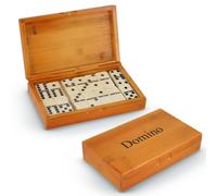 FISHTEC - Juego de mesa tradicional familiar (28 piezas) | Caja de bambú