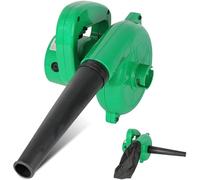 FISHTEC Mini Soplador de Hojas Eléctrico - Reversible a Aspirador con Bolsa - Longitud del Cable 2M - 500 W - 40CM - Verde