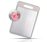 FISHTEC - Panel de descongelación 4 en 1 - Cara calefactora descongelación, Cara Retro corte, Superficie para Raper, afilador para Cuchillos - Mesa Multifunción - Versátil y Práctica