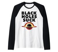 Física Agujero Negro Agujeros Negros Chupar Camiseta Manga Raglan