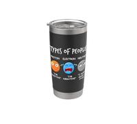 Física Ciencia Natural - Electrón Neutrón Átomos Vaso térmico de acero inoxidable de doble pared