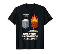 Física cuántica Meme Schrödinger Principio de incertidumbre del Gato Camiseta
