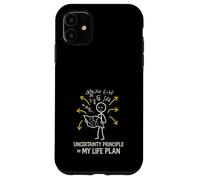 Física cuántica Meme Schrödinger Principio de incertidumbre del Gato Carcasa para iPhone 11