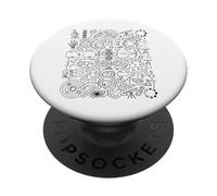 Física Matemáticas Biología Química Ciencias Astronomía Doodle PopSockets PopGrip Adhesivo