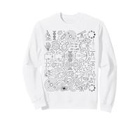 Física Matemáticas Biología Química Ciencias Astronomía Doodle Sudadera