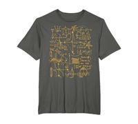 Física Matemáticas Físico Matemático Gráfico de funciones Camiseta