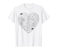 Física Matemáticas Química Biología Ciencias Astronomía Corazón Camiseta