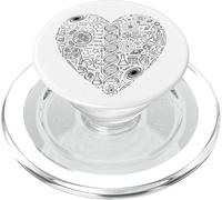 Física Matemáticas Química Biología Ciencias Astronomía Corazón PopSockets PopGrip para MagSafe