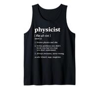 Físico Definición Diccionario Significado Broma de ciencia Camiseta sin Mangas