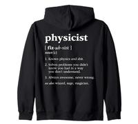 Físico Definición Diccionario Significado Broma de ciencia Sudadera con Capucha