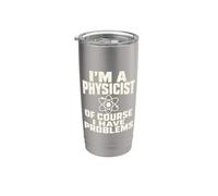 Físico Problemas Física Estudiante Ciencias Humor Vaso térmico de acero inoxidable de doble pared