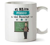 Físico Tazas Originales de café y Desayuno para Regalar a Trabajadores Profesionales - Esta Taza Pertenece al Mejor Físico del Universo - Cerámica 350 ml