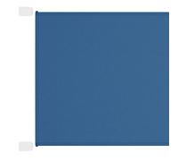 Fisinber Toldo vertical azul 140 x 270 cm, tela Oxford, toldo vertical como protección visual y protección contra el viento para balcón, terraza y jardín, incluye cuerda de fijación y accesorios de