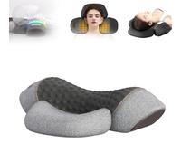 Fisiorest 3 in 1 Neck Massager,2024 New Fisiorest Massager,Fisiorest Relief Massager for Neck,Neck Massager for Pain Relief Deep Tissue,Neck and Shoulder Massager with Heat with Traction (Light gray)