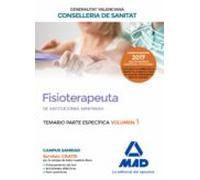 Fisioterapeuta de las Instituciones Sanitarias de la Conselleria de Sanitat de la Generalitat Valenciana. Temario específico volumen 1