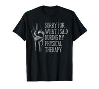 Fisioterapia Humor Cirugía de Rodilla Recuperación Mejórate Camiseta gráfica económica
