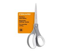 Fiskars 01-004761J Softgrip Tijeras de acero inoxidable recto, 8 pulgadas