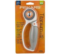 Fiskars 01-005874 Titanium Softgrip Comfort Loop Mango Rotary Cutter, 45 mm, Gris