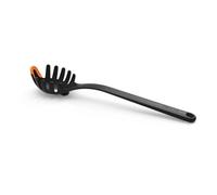 Fiskars 1027301 Cuchara para Pasta, 29 cm, Plástico/Silicona, Functional Form, Negro/Naranja