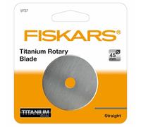 Original Fiskars Cuchilla Rotatoria Titanium de repuesto, Ø 45 mm, Revestimiento de titanio, Corte recto, 1003909