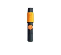 Fiskars Adaptador universal para uso de mangas Fiskars QuikFit con cabezas de herramientas de otros fabricantes, Longitud: 17 cm, Plástico reforzado con fibra de vidrio, Negro/Naranja, QuikFit,